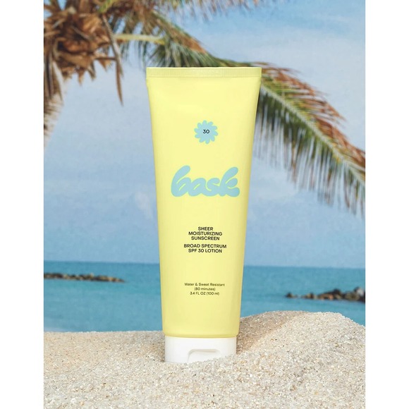 Other - Bask‎ SPF 30 Sheer Moisturizing Sunscreen Lotion 3.4oz Travel Size NEW